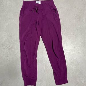 Purple champion sweat pants